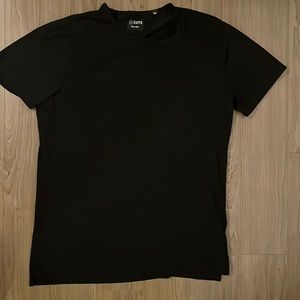 Mens Cuts Split Hem Shirt